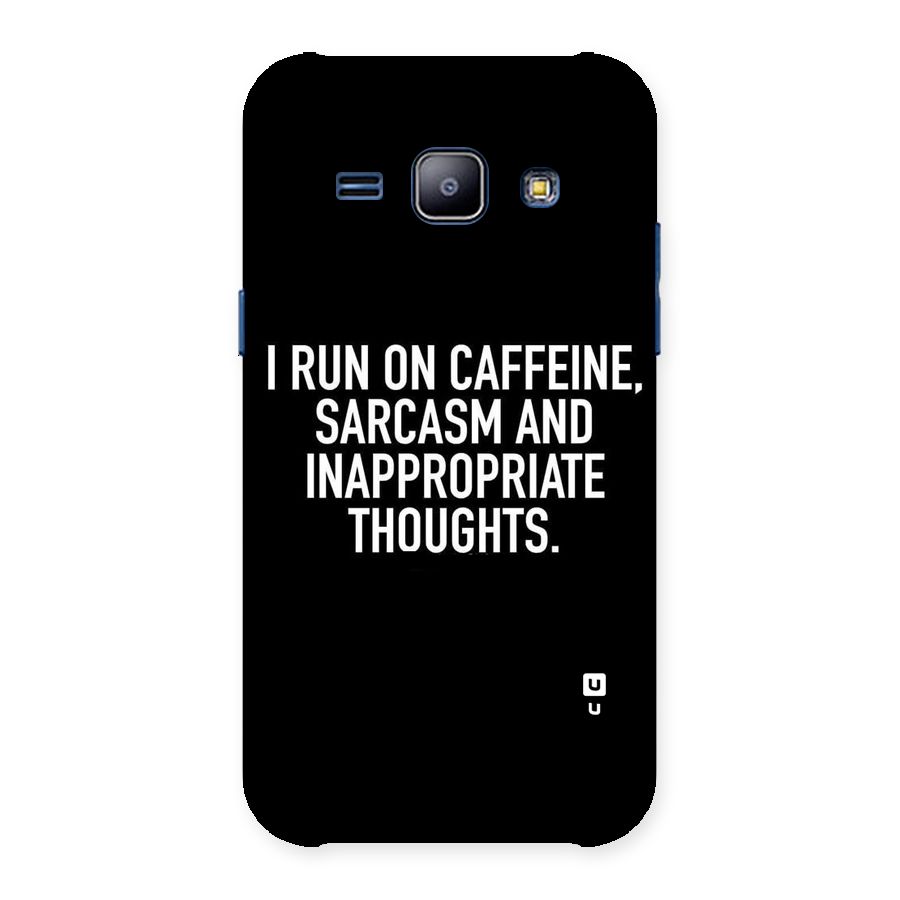 Sarcasm And Caffeine Back Case for Galaxy J1