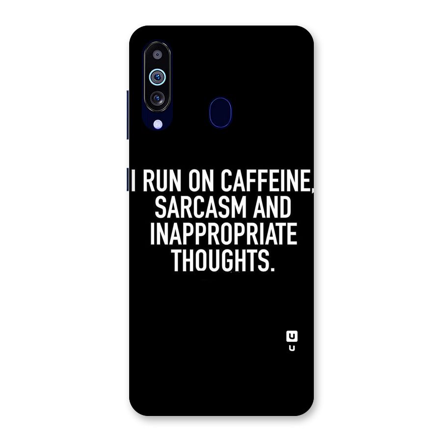 Sarcasm And Caffeine Back Case for Galaxy M40