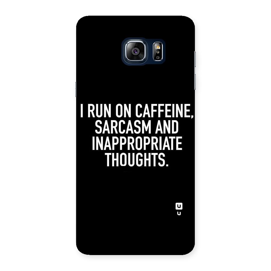 Sarcasm And Caffeine Back Case for Galaxy Note 5