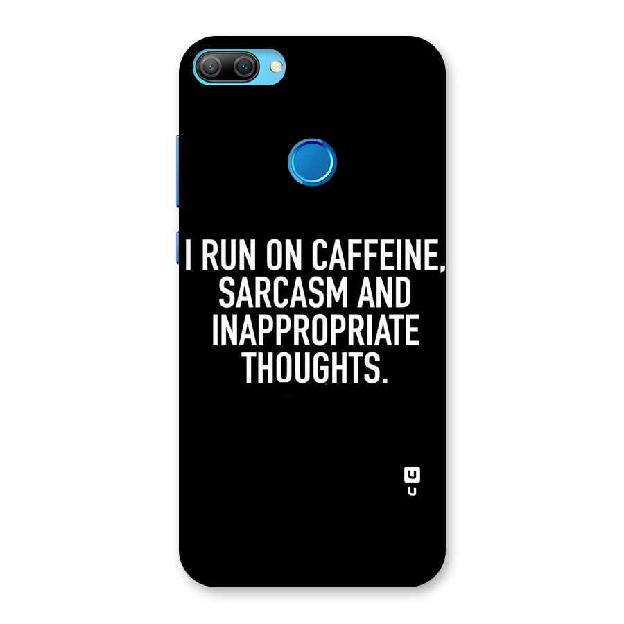 Sarcasm And Caffeine Back Case for Honor 9N