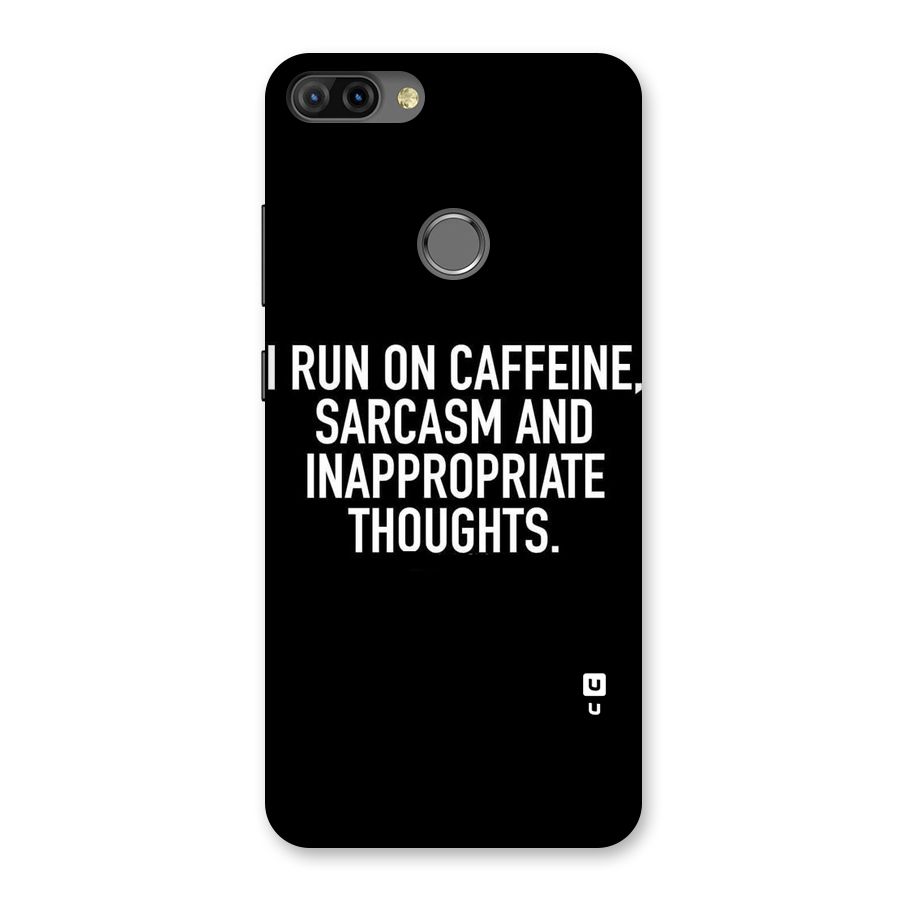 Sarcasm And Caffeine Back Case for Infinix Hot 6 Pro