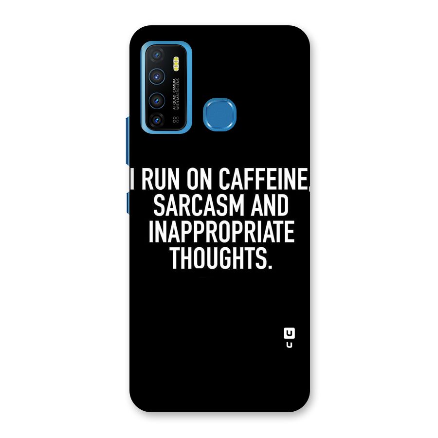 Sarcasm And Caffeine Back Case for Infinix Hot 9