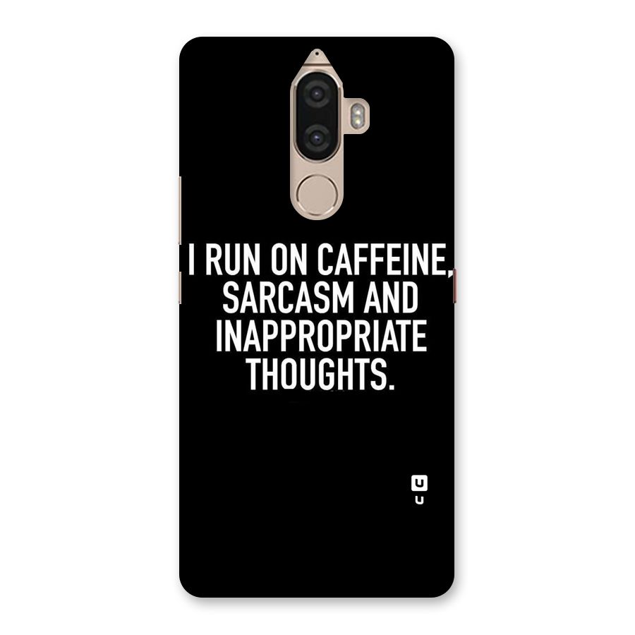 Sarcasm And Caffeine Back Case for Lenovo K8 Note