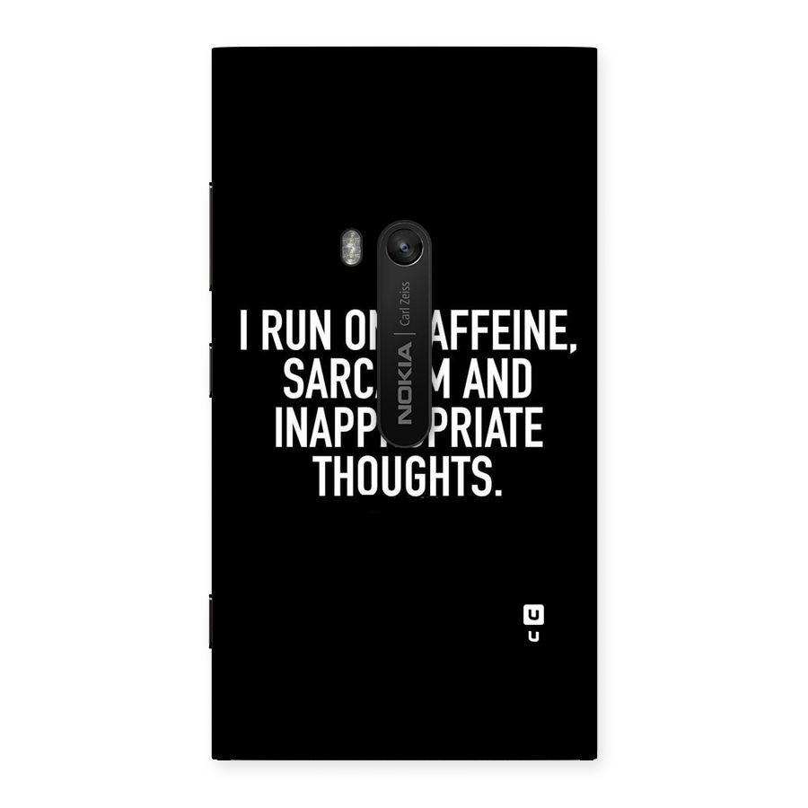 Sarcasm And Caffeine Back Case for Lumia 920