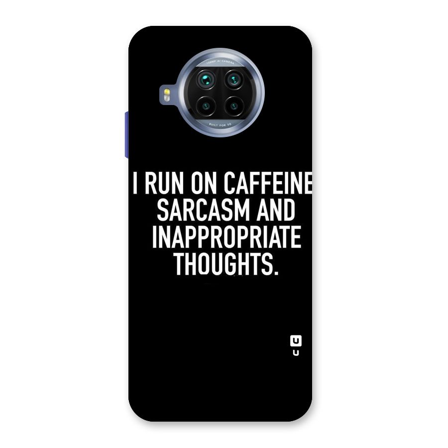 Sarcasm And Caffeine Back Case for Mi 10i