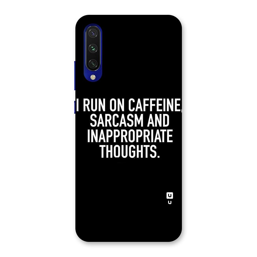 Sarcasm And Caffeine Back Case for Mi A3