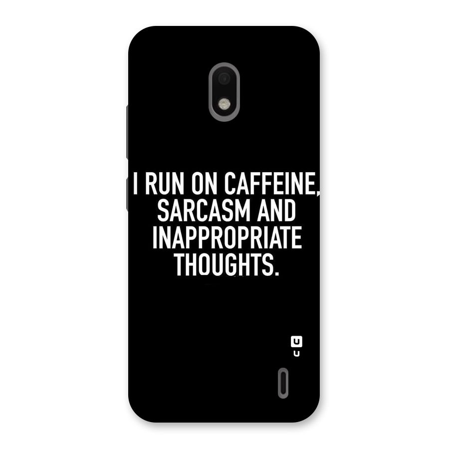 Sarcasm And Caffeine Back Case for Nokia 2.2