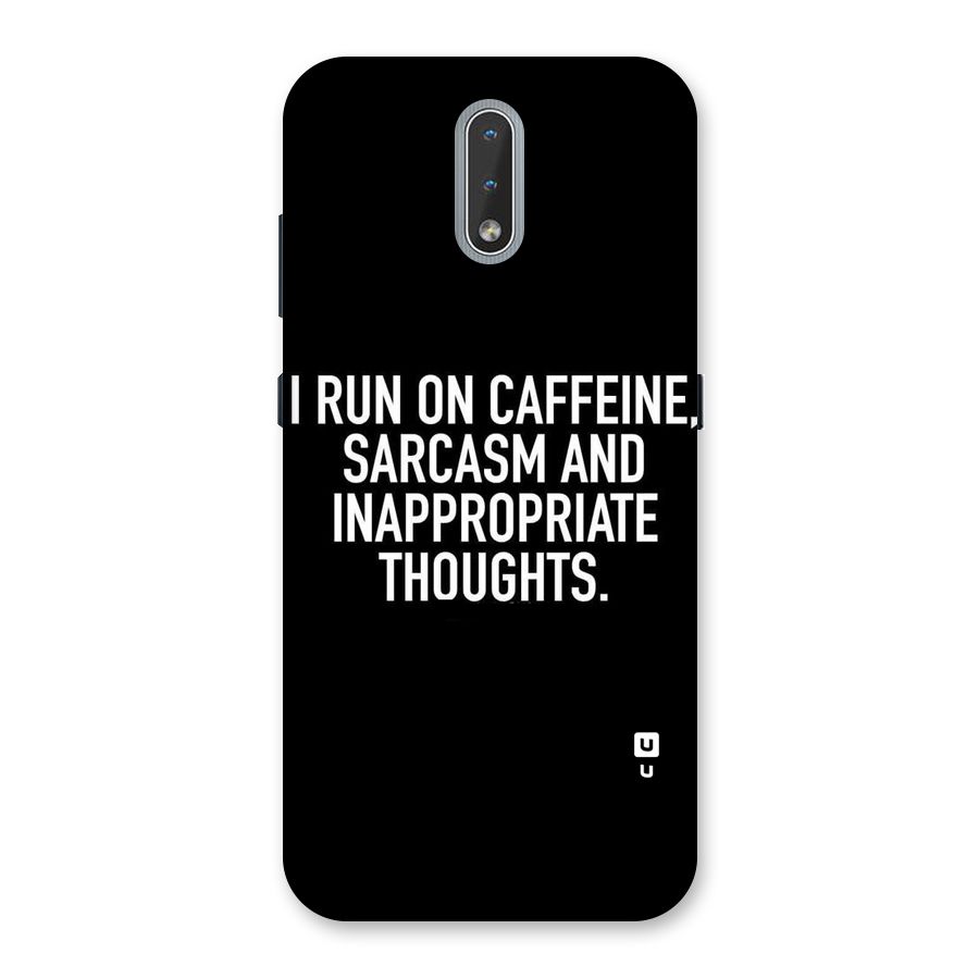 Sarcasm And Caffeine Back Case for Nokia 2.3