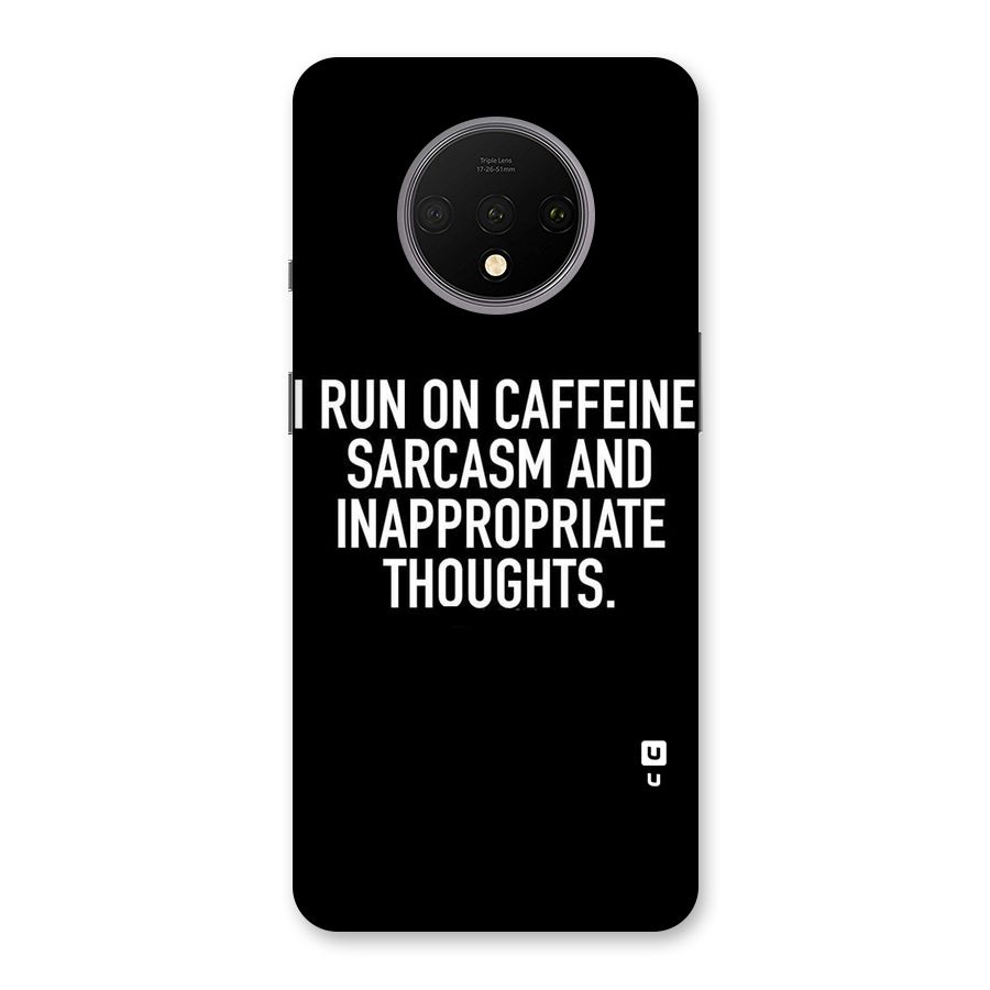 Sarcasm And Caffeine Back Case for OnePlus 7T