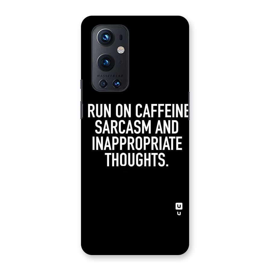 Sarcasm And Caffeine Back Case for OnePlus 9 Pro