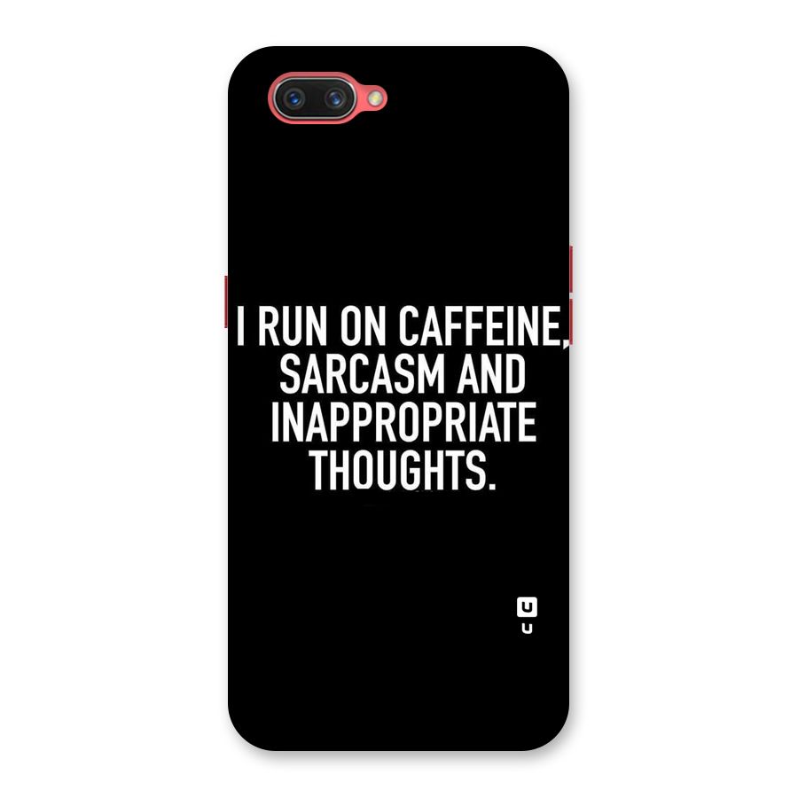 Sarcasm And Caffeine Back Case for Oppo A3s