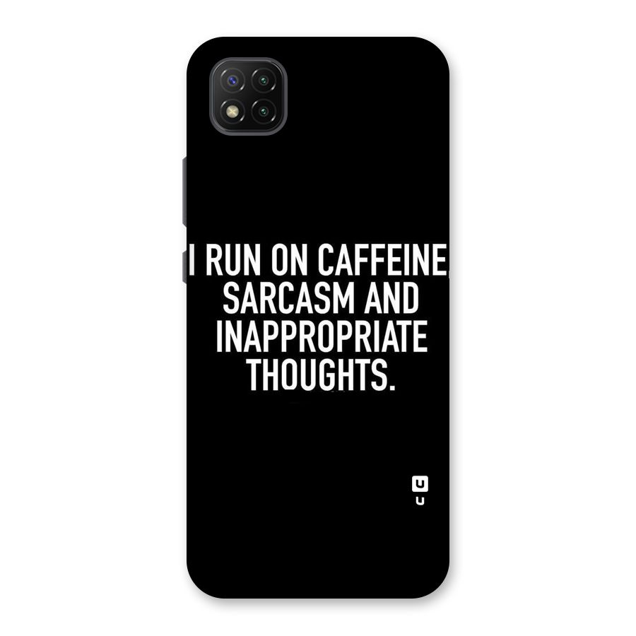 Sarcasm And Caffeine Back Case for Poco C3