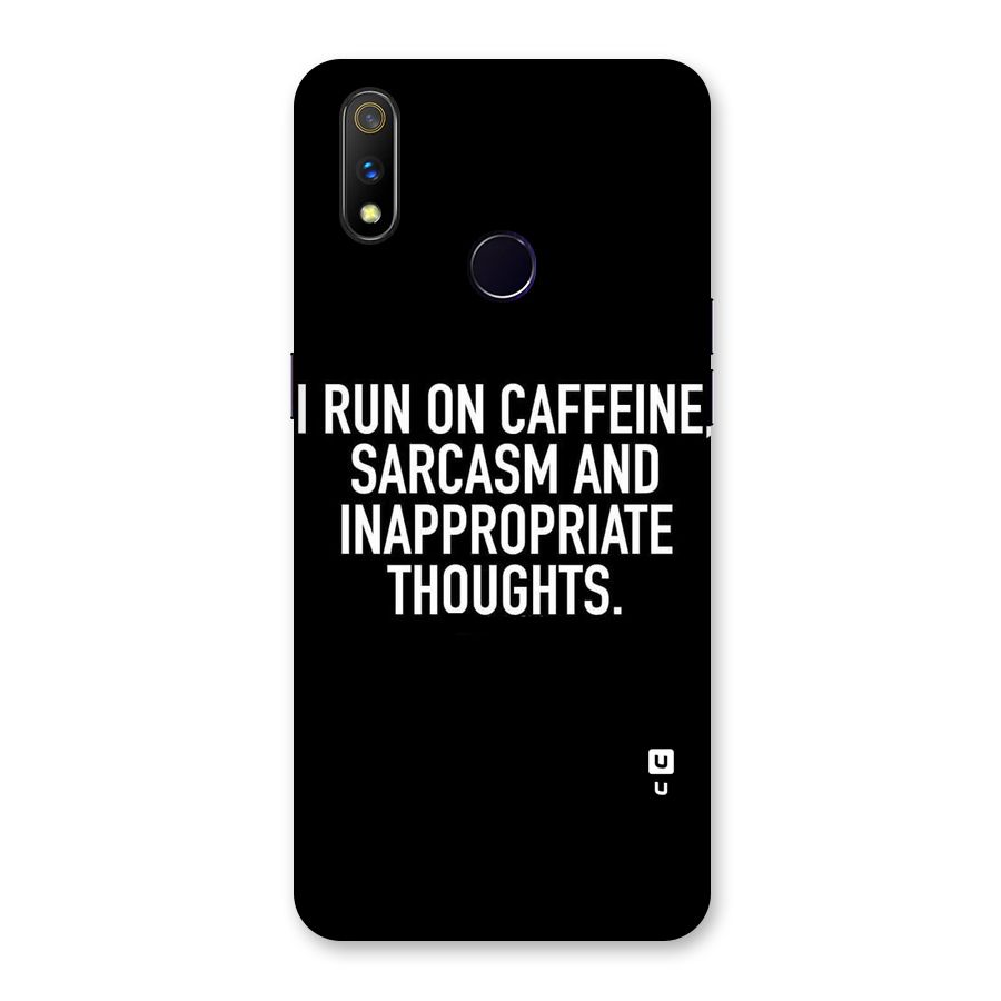 Sarcasm And Caffeine Back Case for Realme 3 Pro