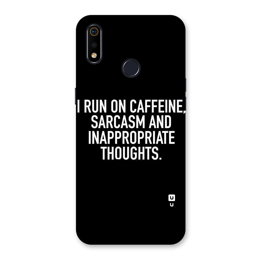 Sarcasm And Caffeine Back Case for Realme 3i