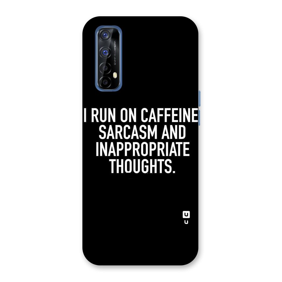 Sarcasm And Caffeine Back Case for Realme 7