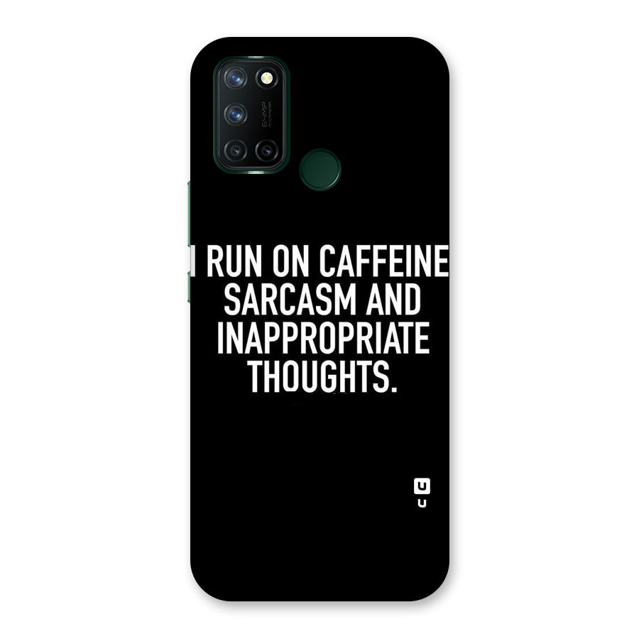 Sarcasm And Caffeine Back Case for Realme 7i