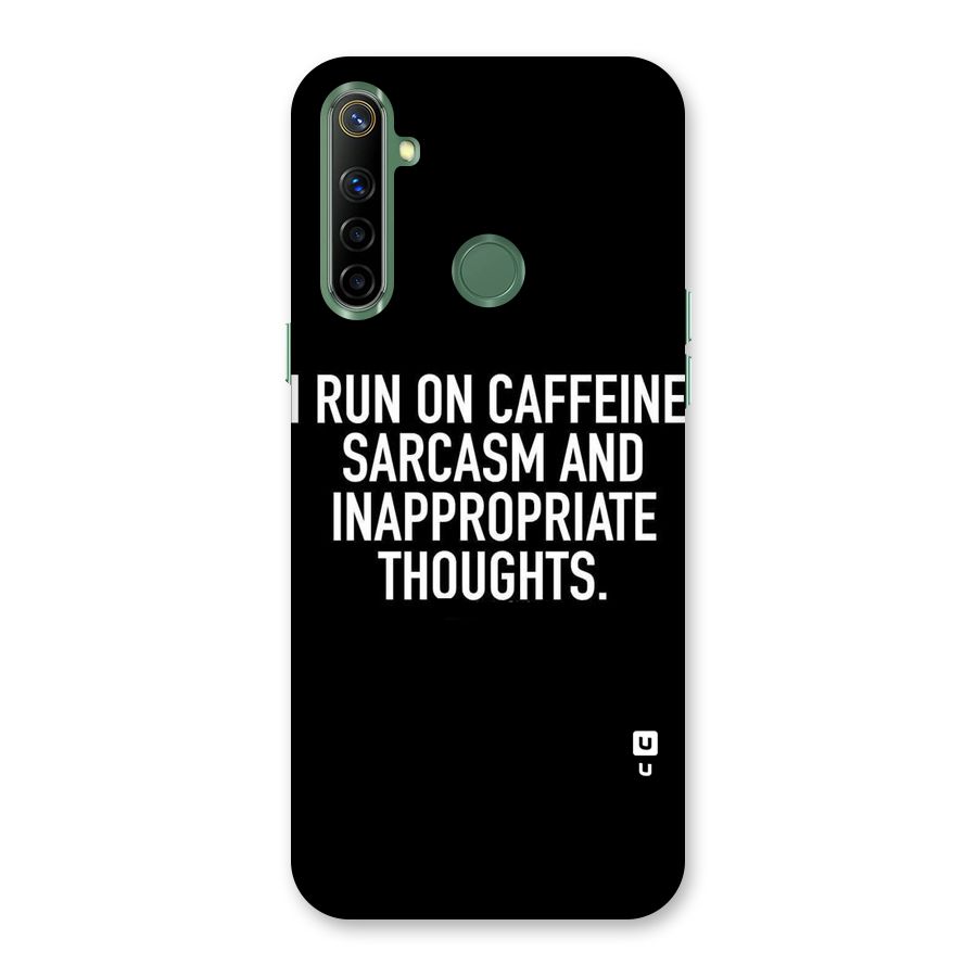 Sarcasm And Caffeine Back Case for Realme Narzo 10