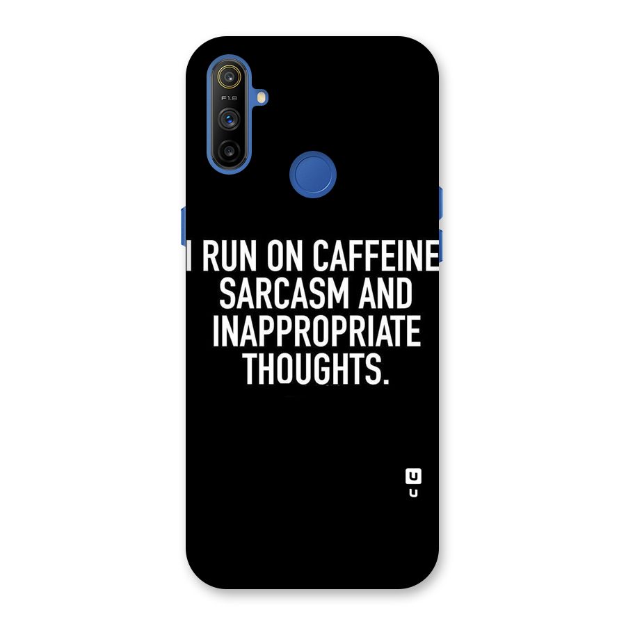 Sarcasm And Caffeine Back Case for Realme Narzo 10A