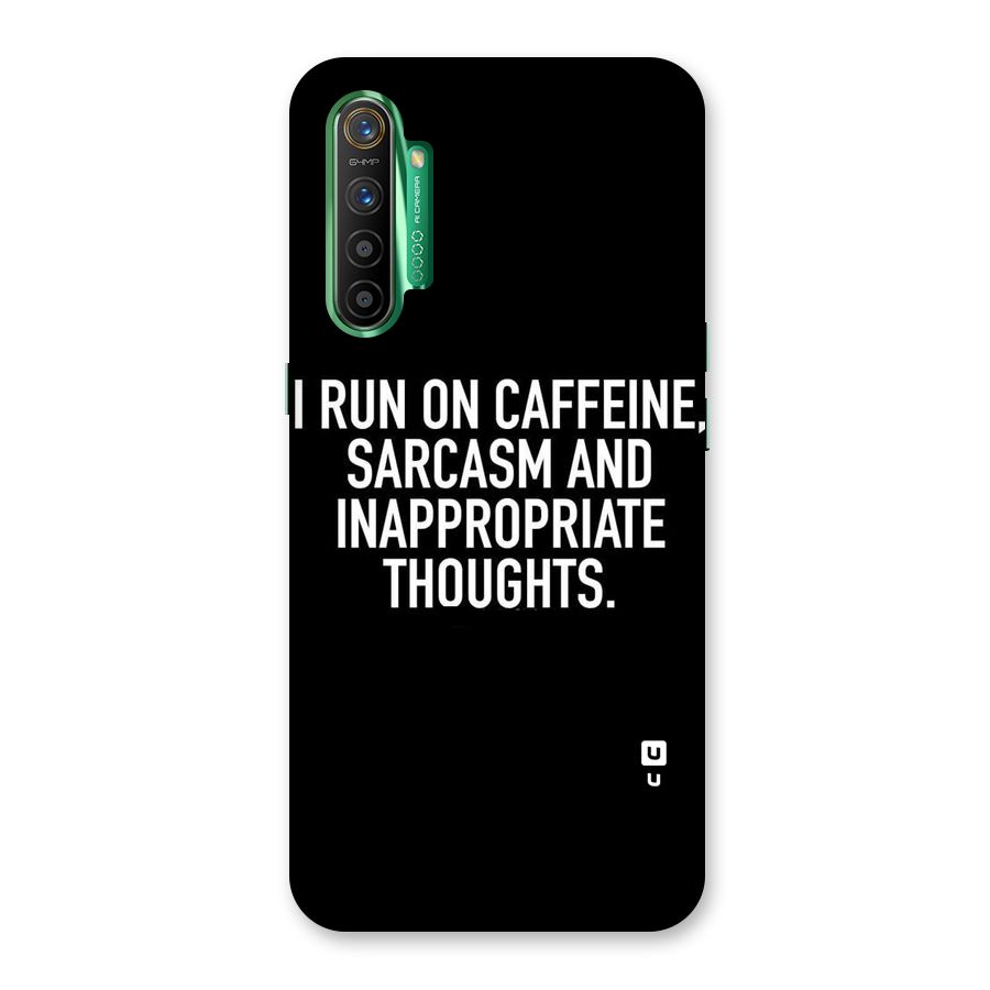 Sarcasm And Caffeine Back Case for Realme X2