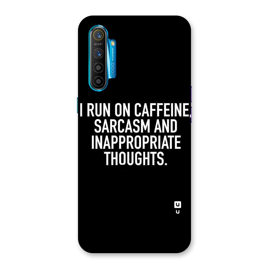 Sarcasm And Caffeine Back Case for Realme XT