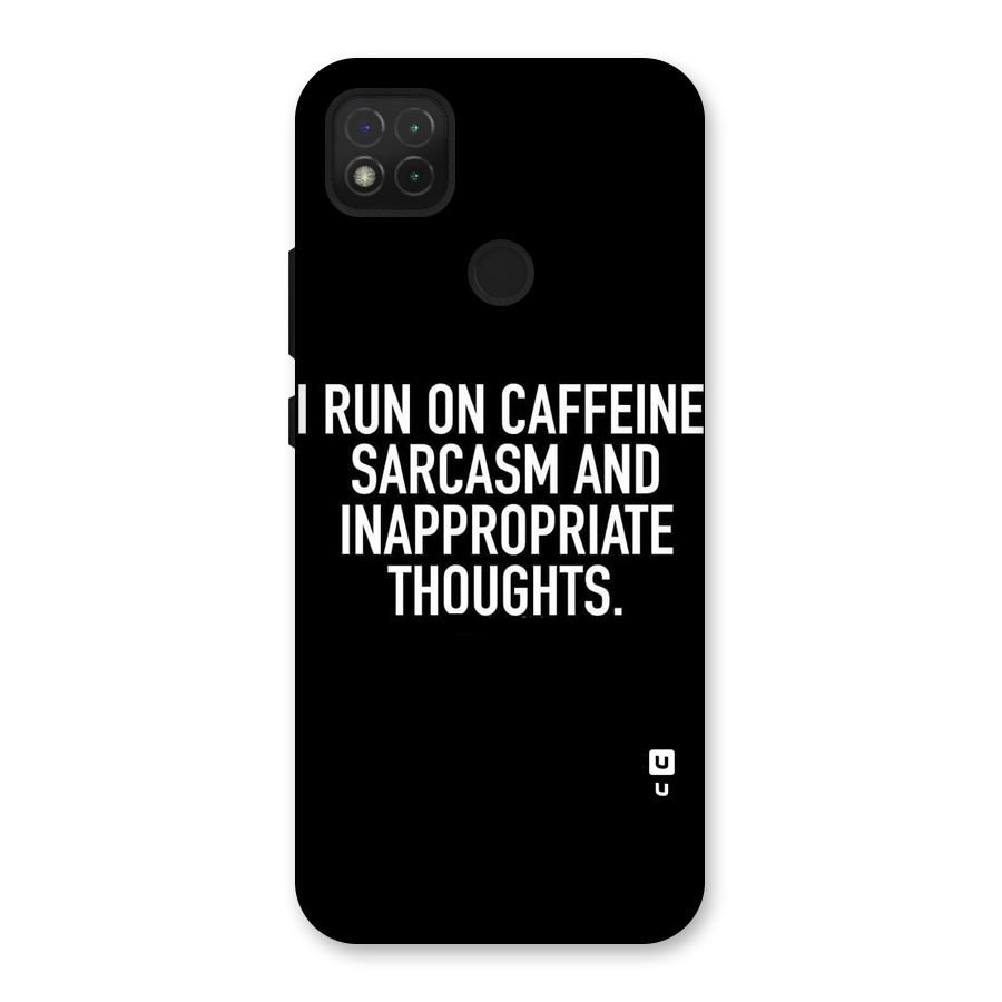 Sarcasm And Caffeine Back Case for Redmi 9C