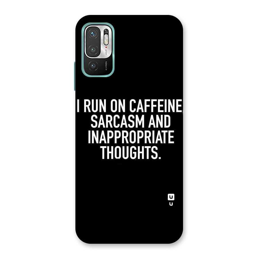 Sarcasm And Caffeine Back Case for Redmi Note 10T 5G