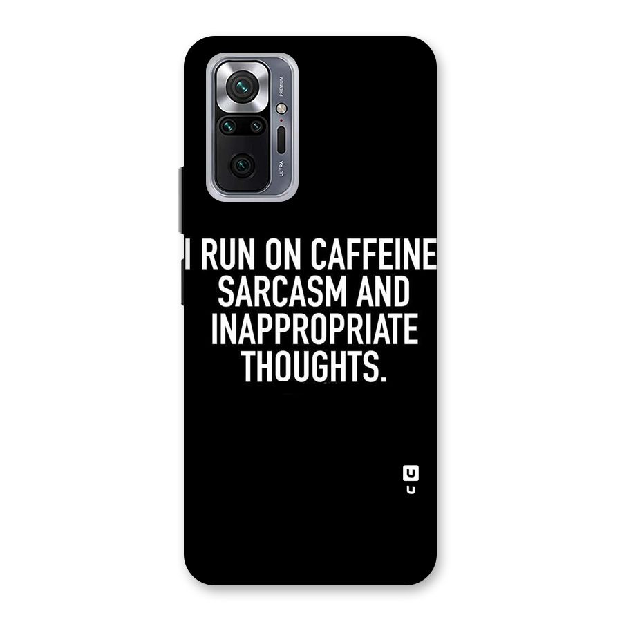 Sarcasm And Caffeine Back Case for Redmi Note 10 Pro