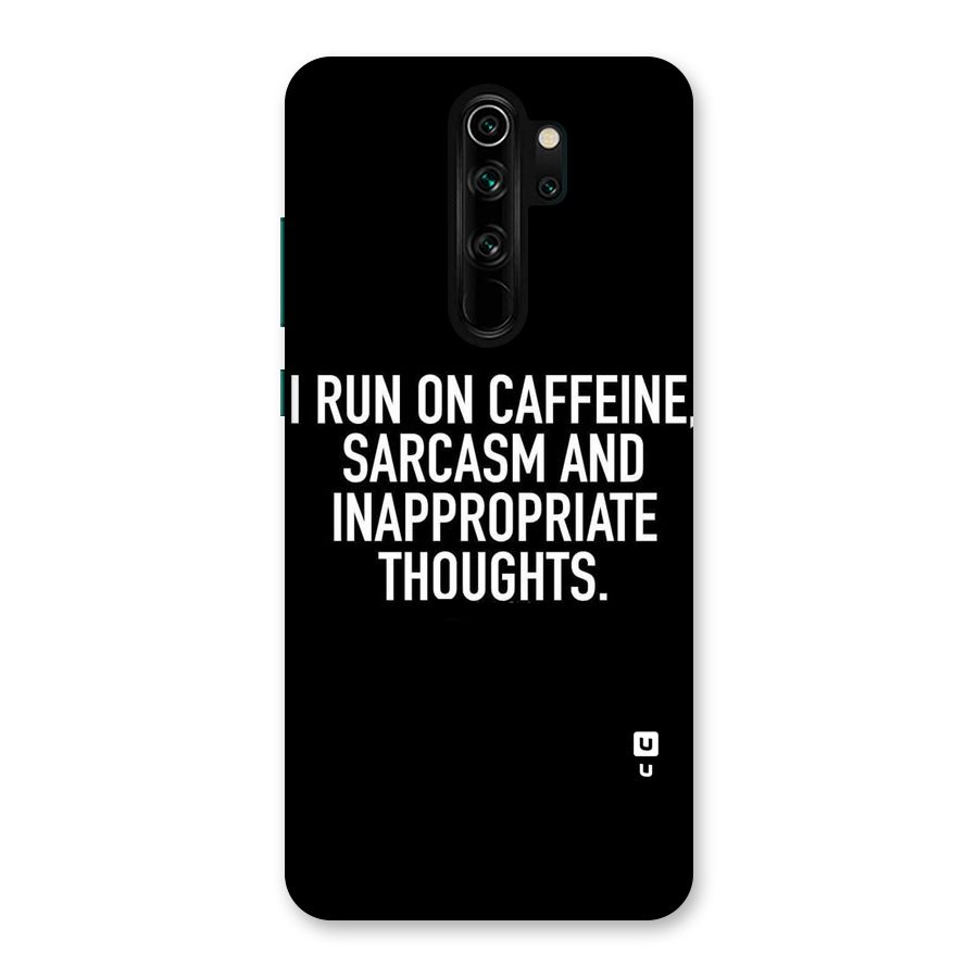 Sarcasm And Caffeine Back Case for Redmi Note 8 Pro