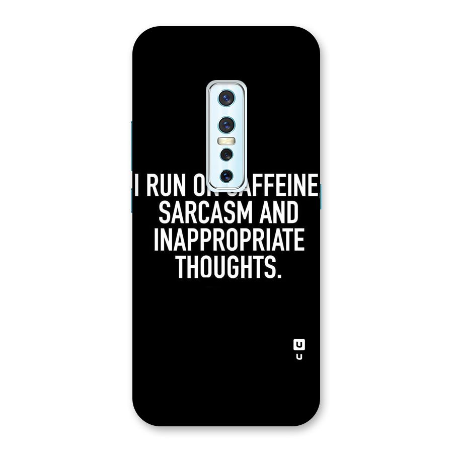 Sarcasm And Caffeine Back Case for Vivo V17 Pro