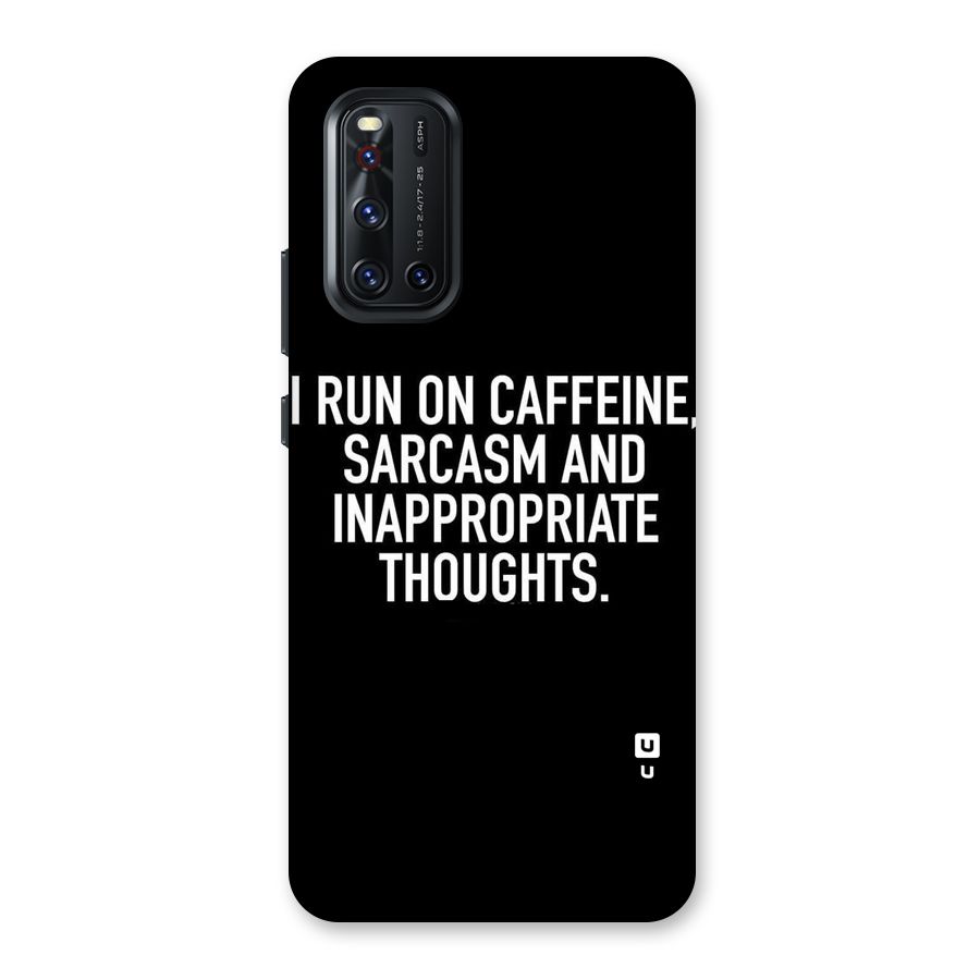 Sarcasm And Caffeine Back Case for Vivo V19