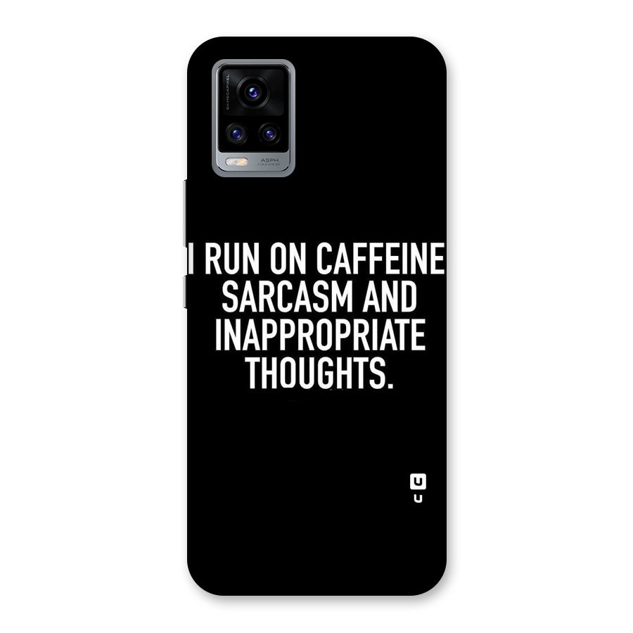 Sarcasm And Caffeine Back Case for Vivo V20