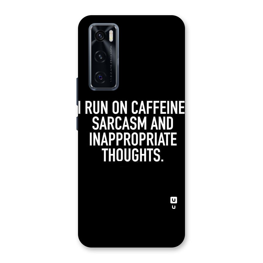 Sarcasm And Caffeine Back Case for Vivo V20 SE