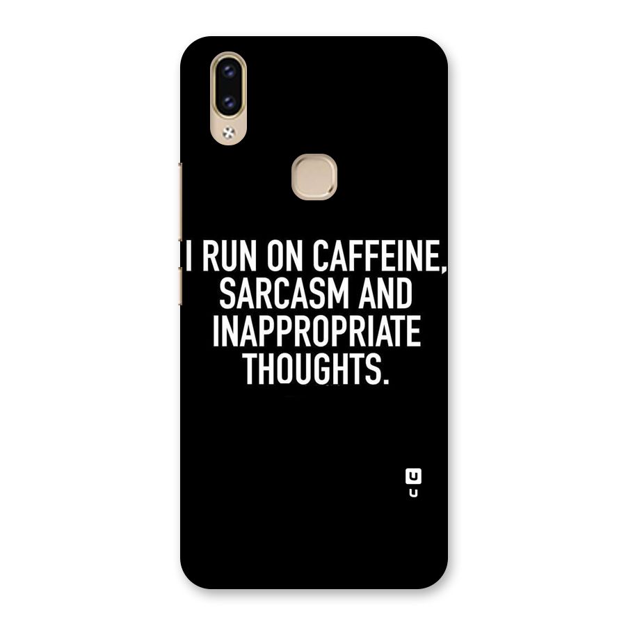 Sarcasm And Caffeine Back Case for Vivo V9 Youth