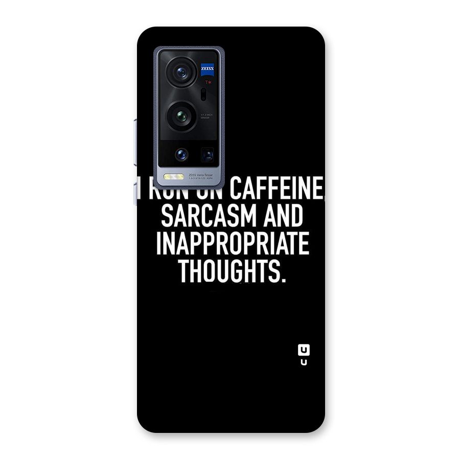 Sarcasm And Caffeine Back Case for Vivo X60 Pro Plus
