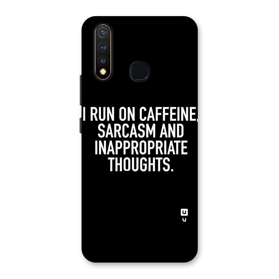 Sarcasm And Caffeine Back Case for Vivo Y19