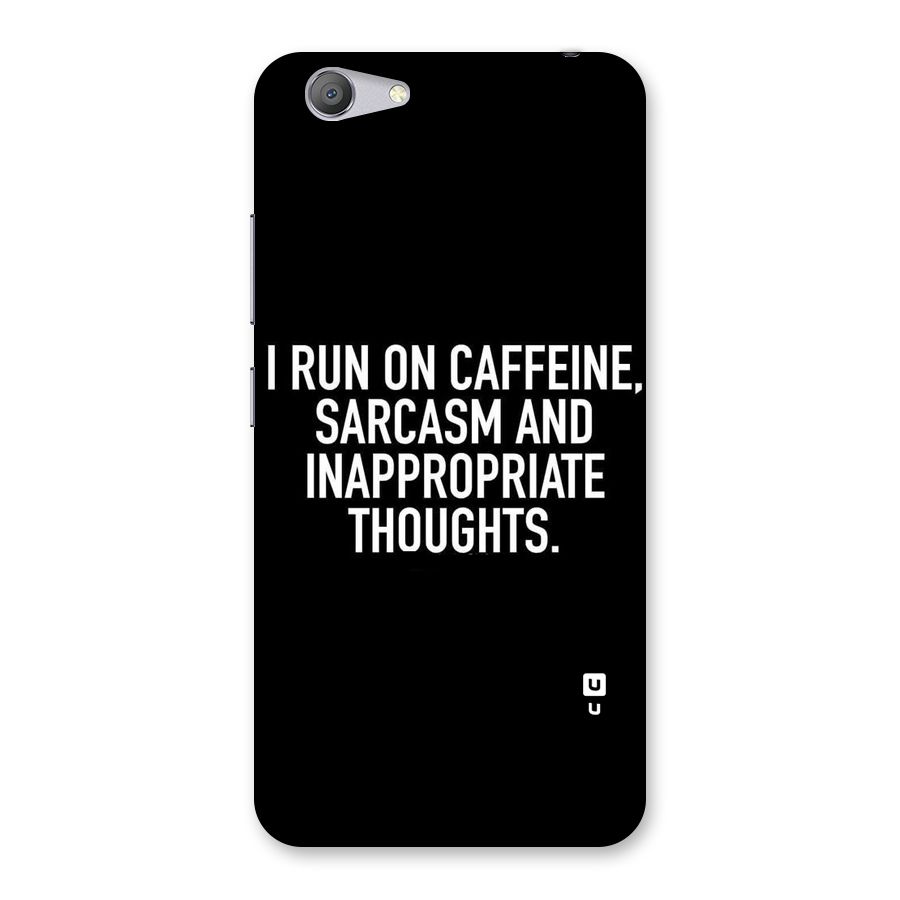 Sarcasm And Caffeine Back Case for Vivo Y53