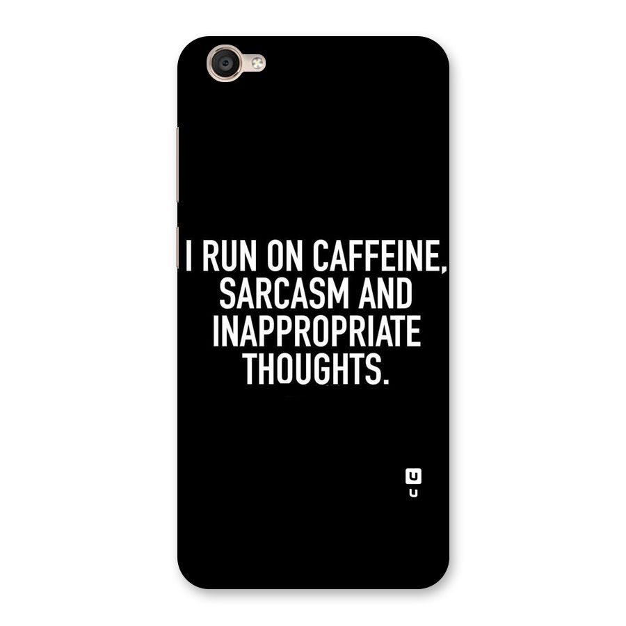 Sarcasm And Caffeine Back Case for Vivo Y55