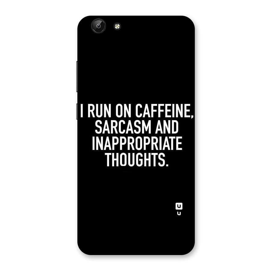 Sarcasm And Caffeine Back Case for Vivo Y69