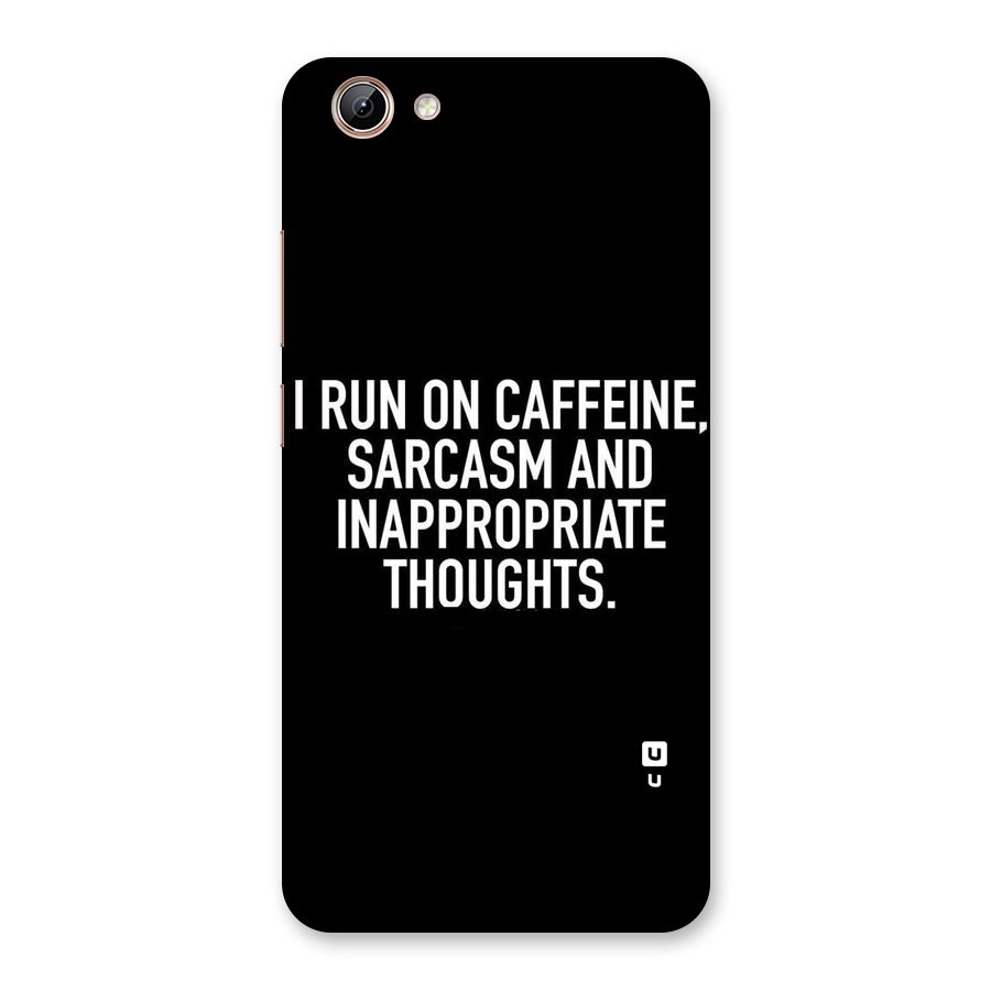 Sarcasm And Caffeine Back Case for Vivo Y71i