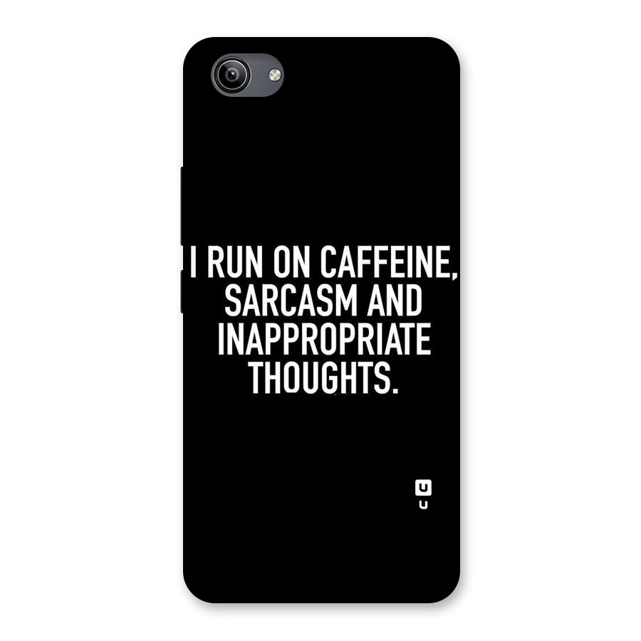 Sarcasm And Caffeine Back Case for Vivo Y81i
