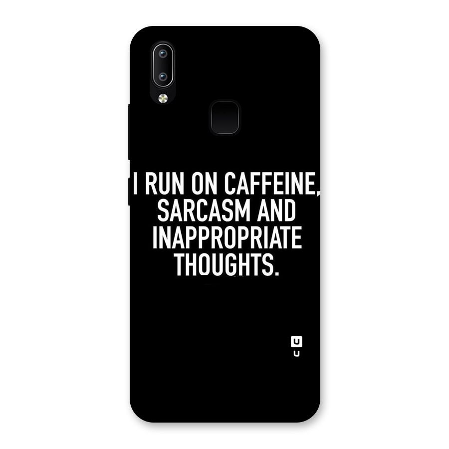 Sarcasm And Caffeine Back Case for Vivo Y93