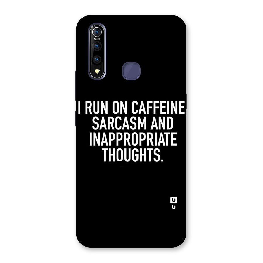 Sarcasm And Caffeine Back Case for Vivo Z1 Pro