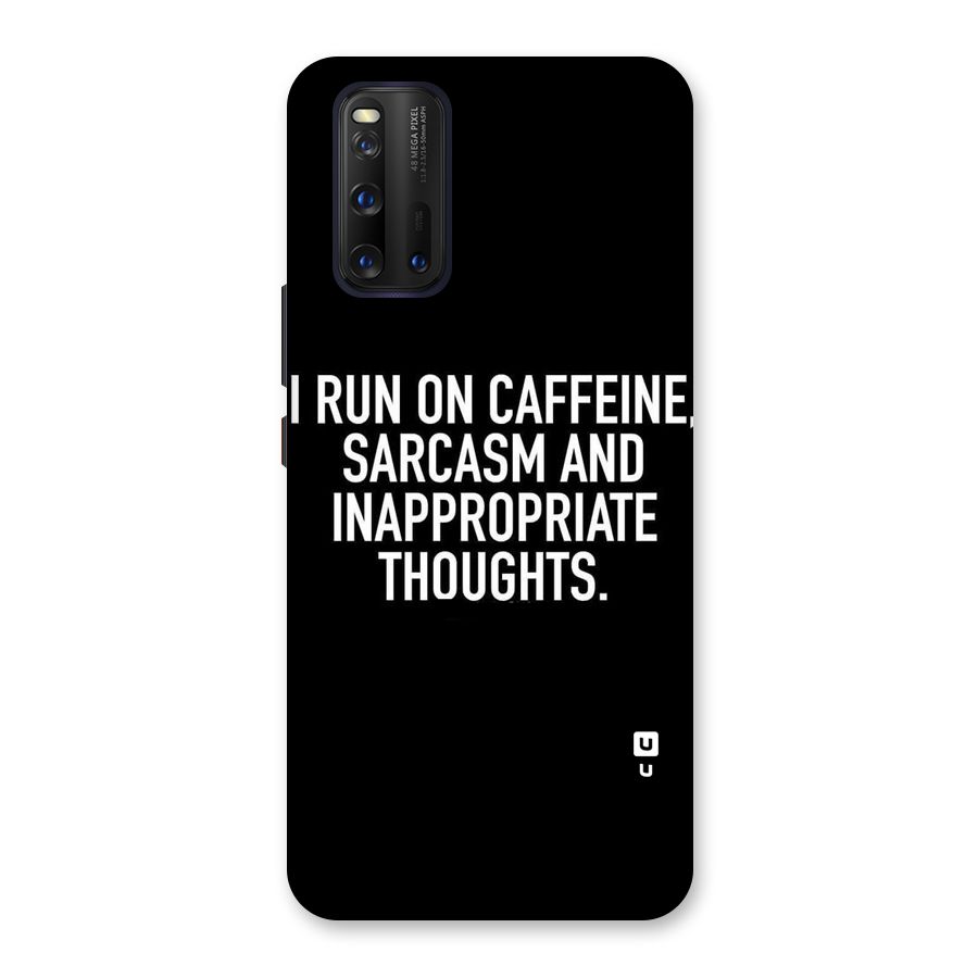 Sarcasm And Caffeine Back Case for Vivo iQOO 3