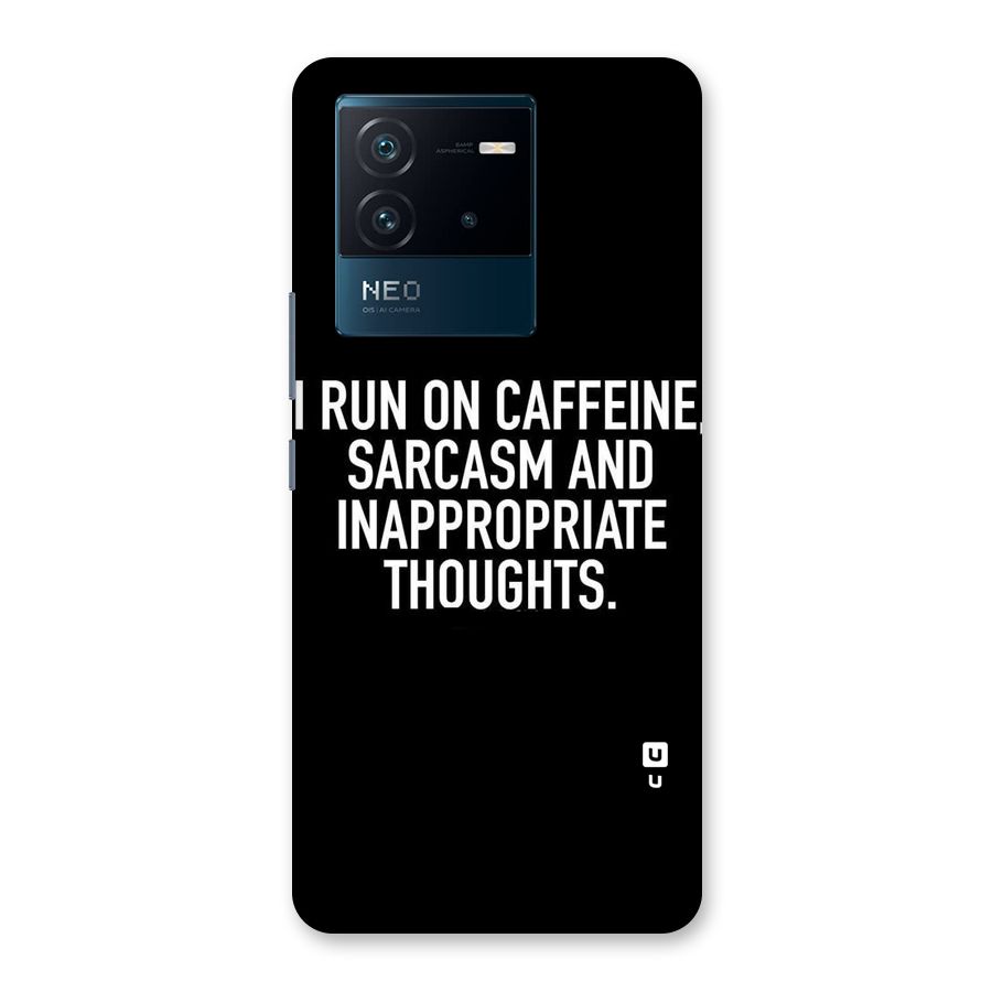 Sarcasm And Caffeine Back Case for Vivo iQOO Neo 6 5G