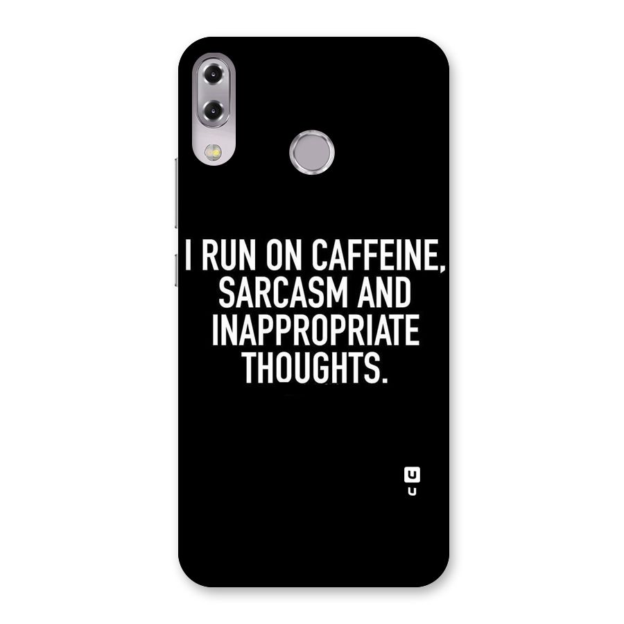 Sarcasm And Caffeine Back Case for Zenfone 5Z