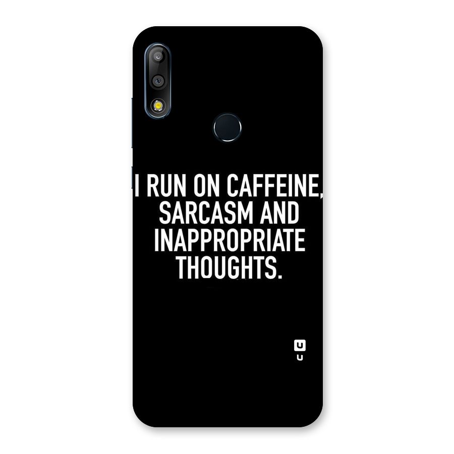 Sarcasm And Caffeine Back Case for Zenfone Max Pro M2