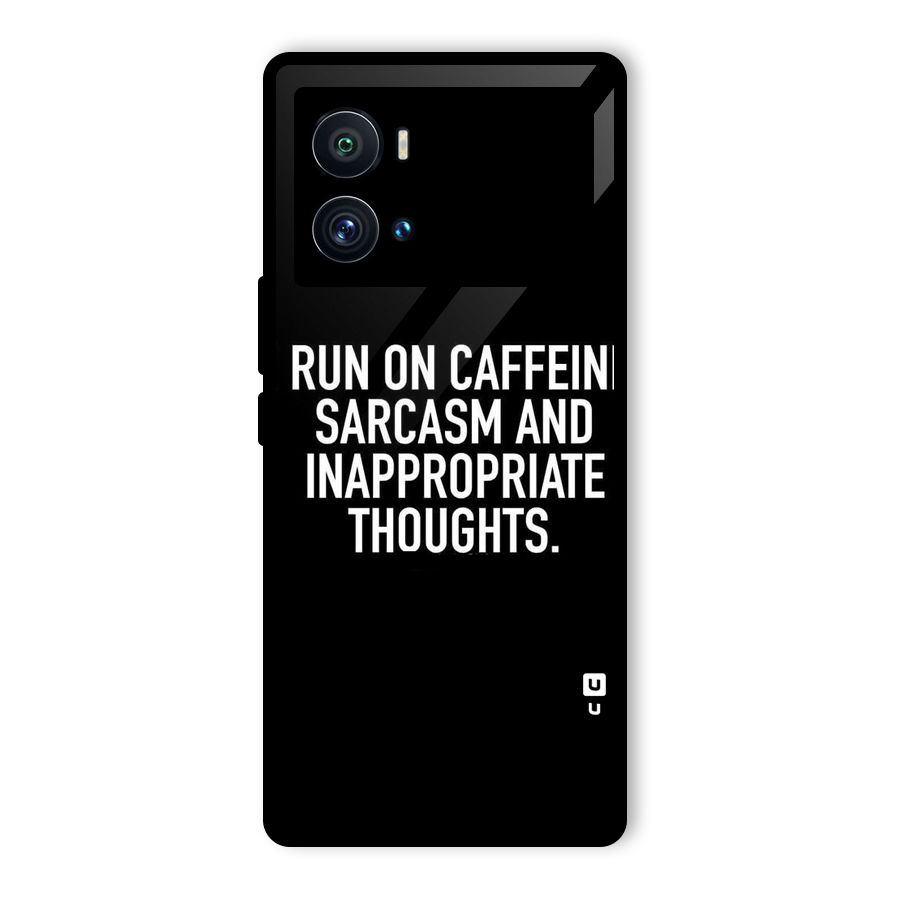 Sarcasm And Caffeine Glass Back Case for Vivo iQOO 9 Pro