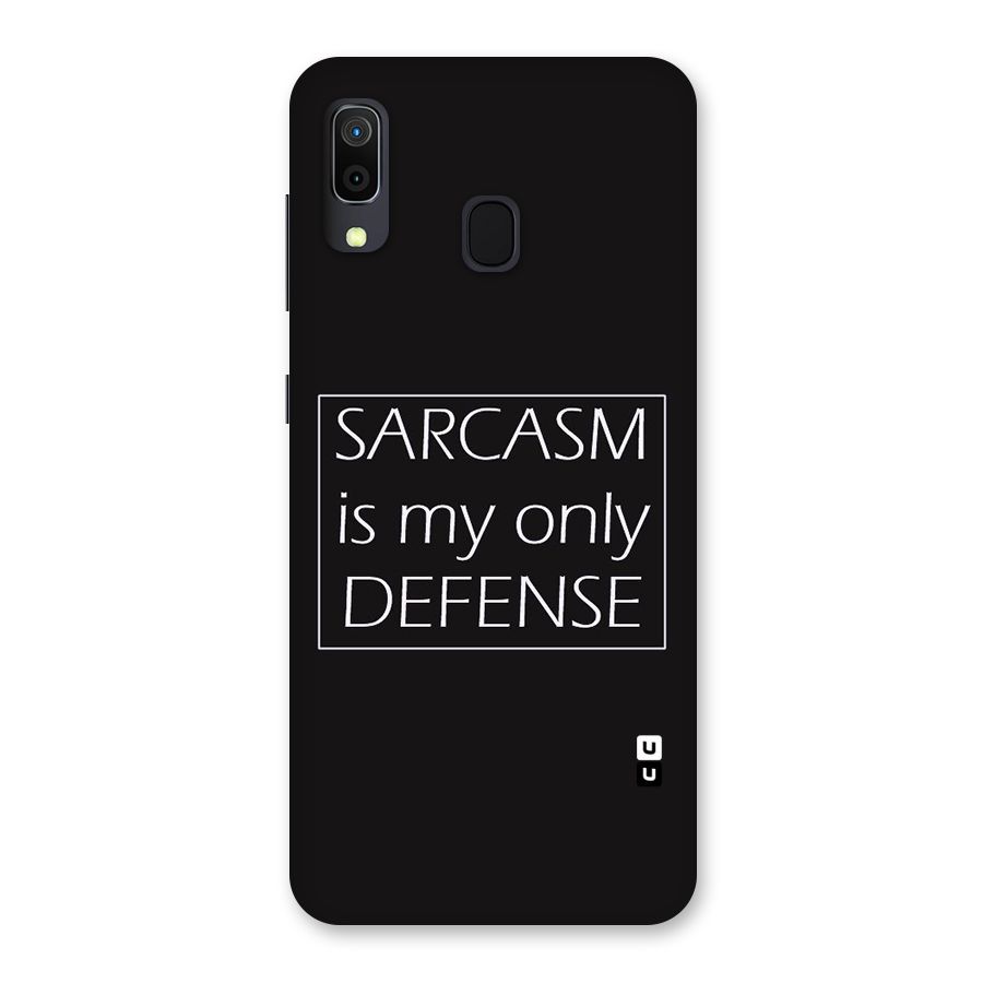 Sarcasm Defence Back Case for Galaxy A20