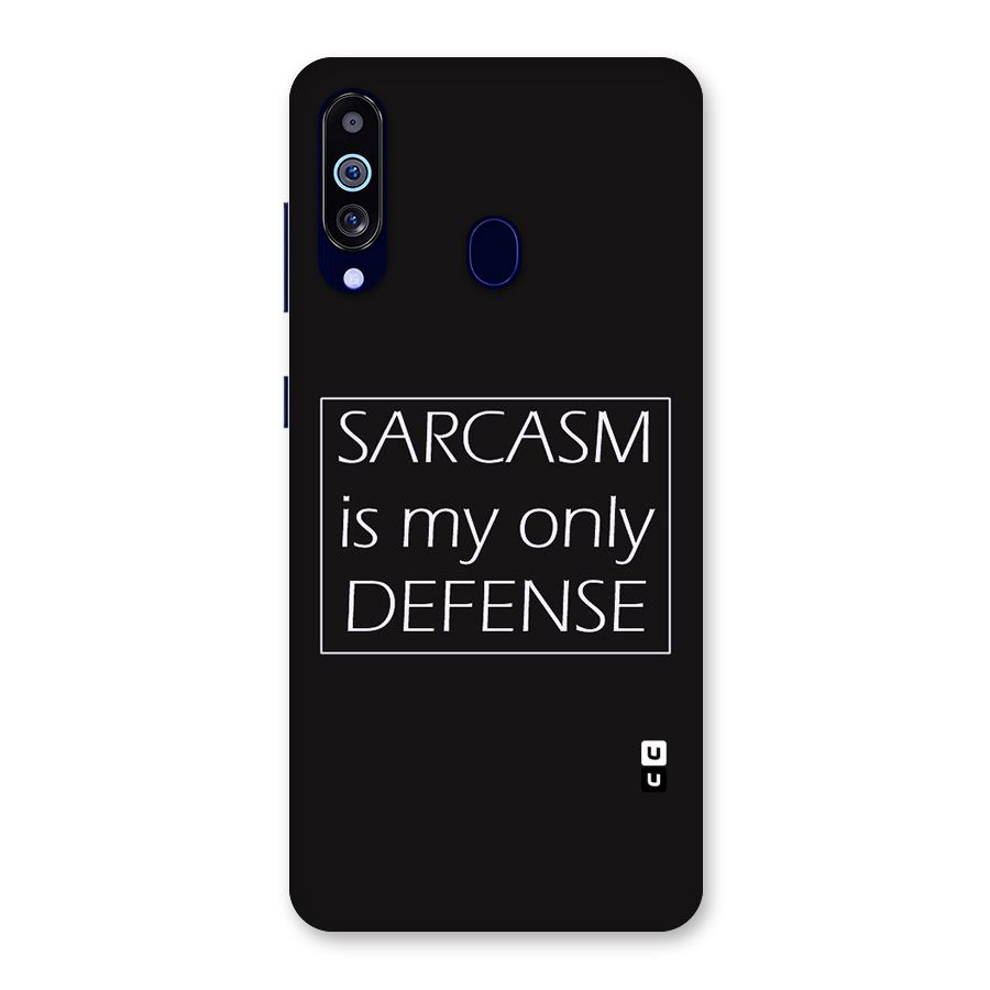 Sarcasm Defence Back Case for Galaxy A60