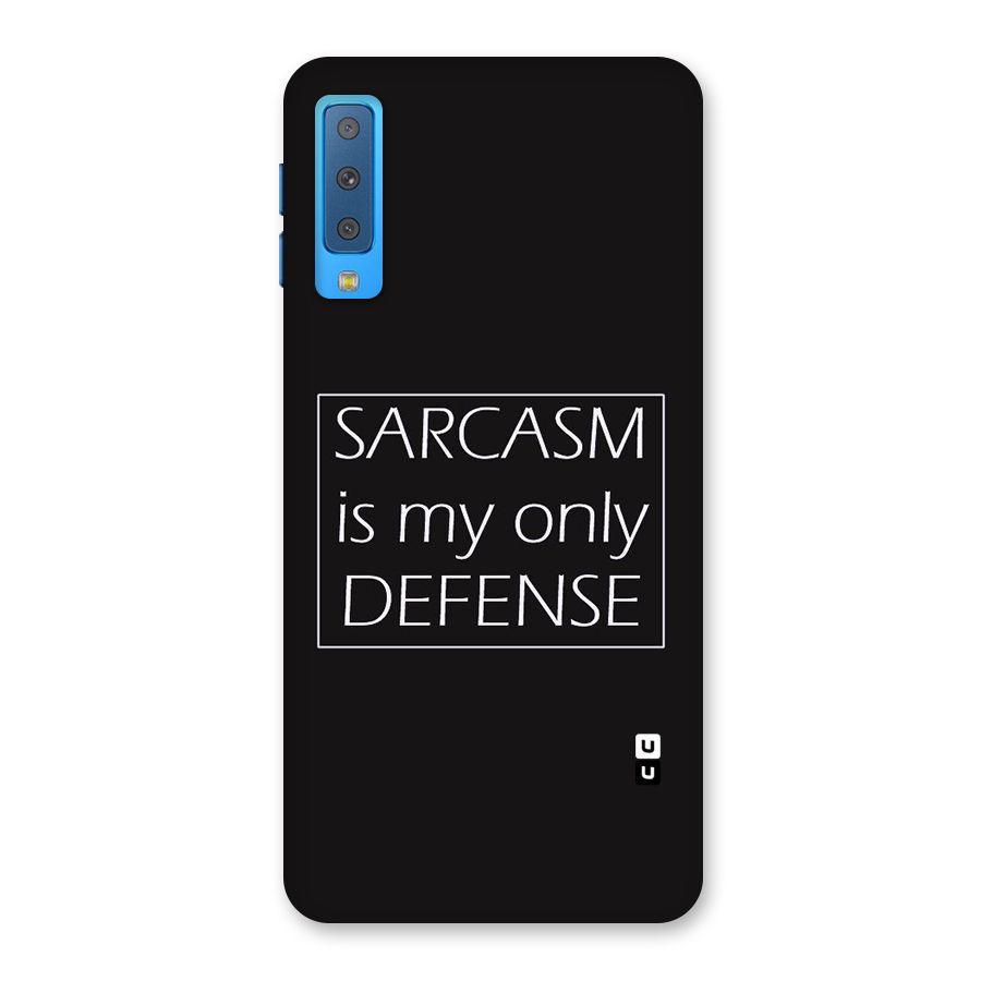 Sarcasm Defence Back Case for Galaxy A7 (2018)